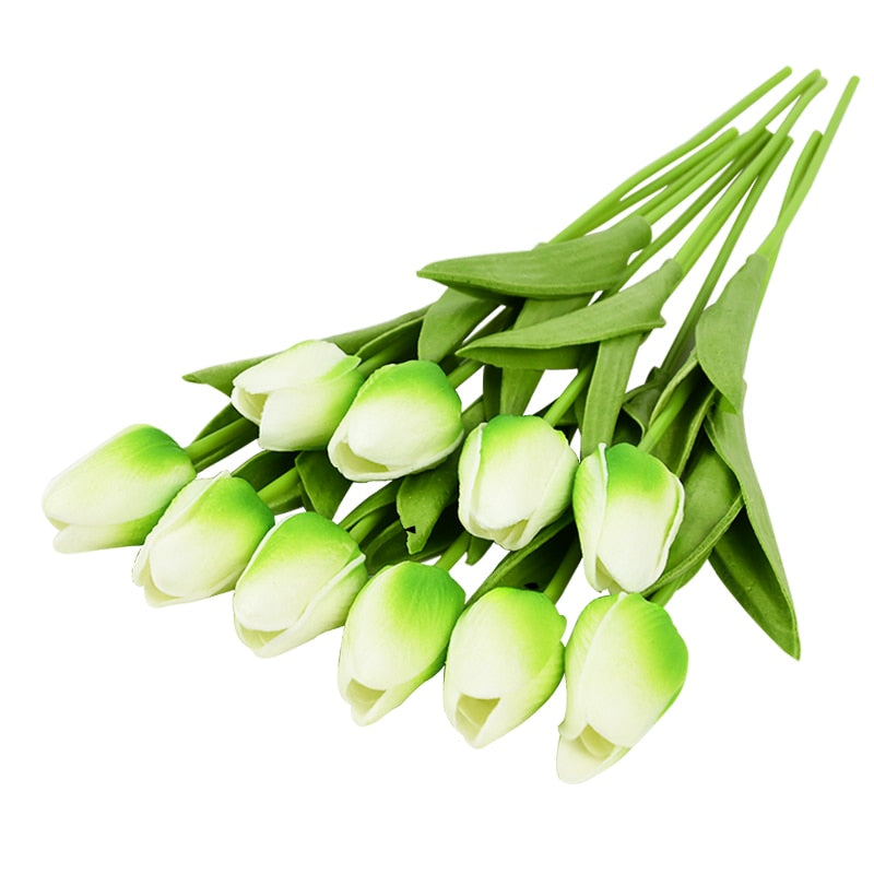 Artificial Tulip Flower Bouquet Decor - ChoreGirl