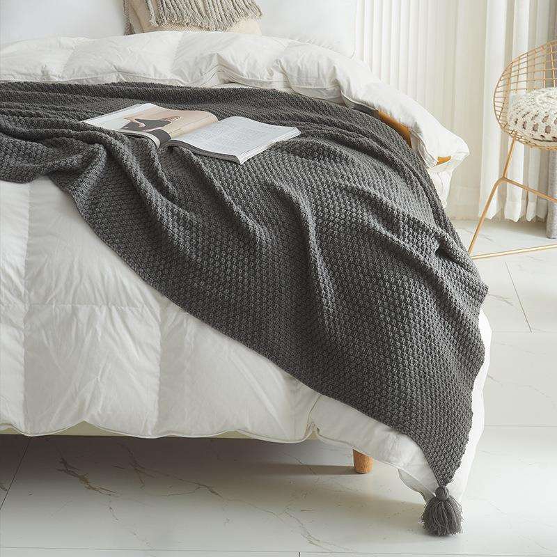 Soft Knitted Nap Blanket - ChoreGirl