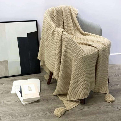 Soft Knitted Nap Blanket - ChoreGirl