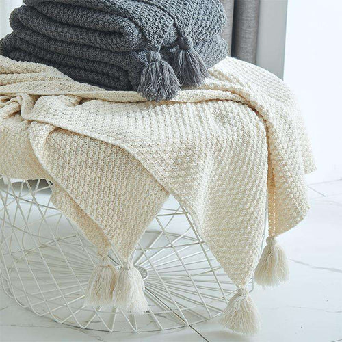 Soft Knitted Nap Blanket - ChoreGirl