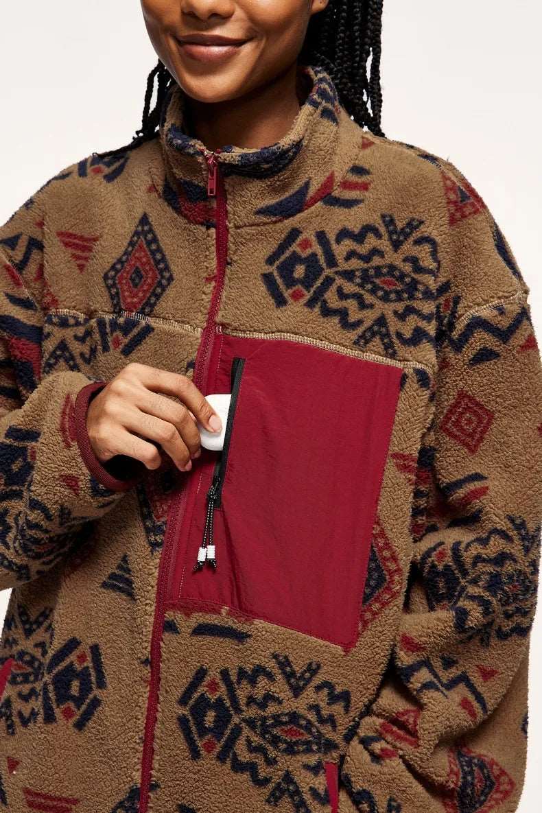 Unisex Couples Fleece-lined Warm Jacket - ChoreGirl