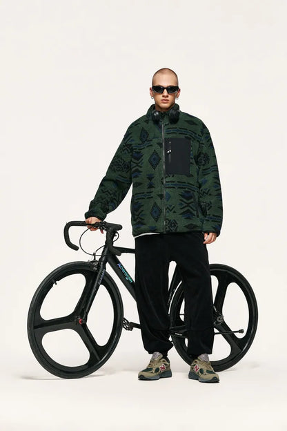 Unisex Couples Fleece-lined Warm Jacket - ChoreGirl