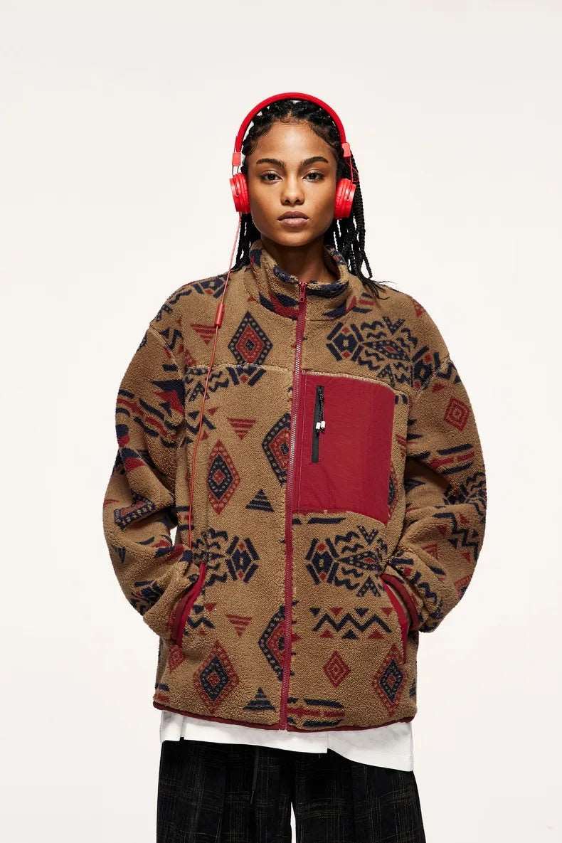 Unisex Couples Fleece-lined Warm Jacket - ChoreGirl