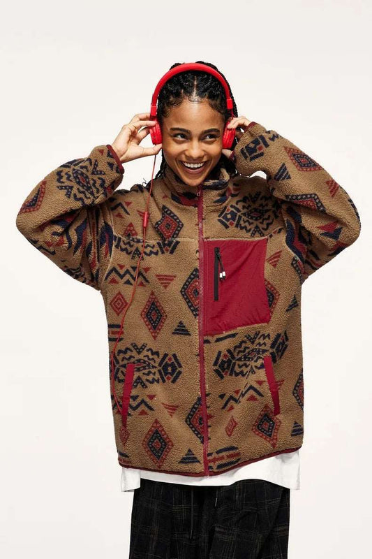 Unisex Couples Fleece-lined Warm Jacket - ChoreGirl
