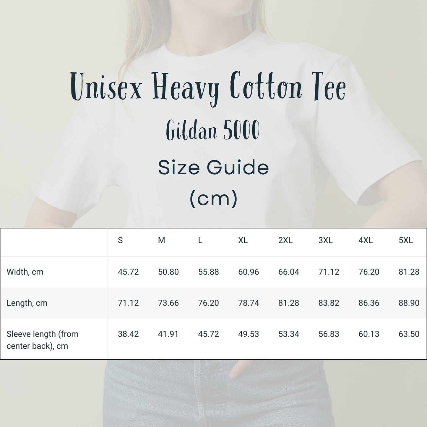 Custom Unisex Personalized Heavy Cotton Tee T-Shirt | Gildan 5000 | PERSONALIZED - ChoreGirl