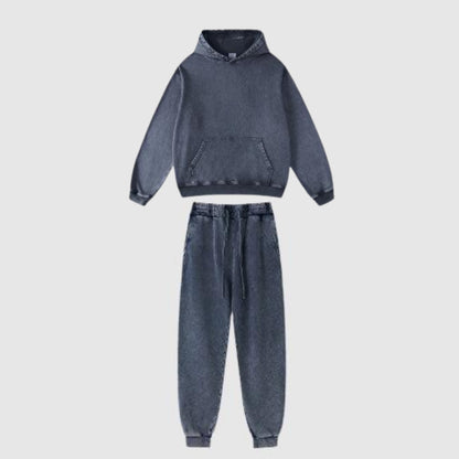 Unisex Comfortable Loose Hoodie and Sweatpants Outfit - ChoreGirl