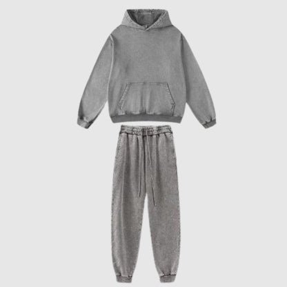 Unisex Comfortable Loose Hoodie and Sweatpants Outfit - ChoreGirl