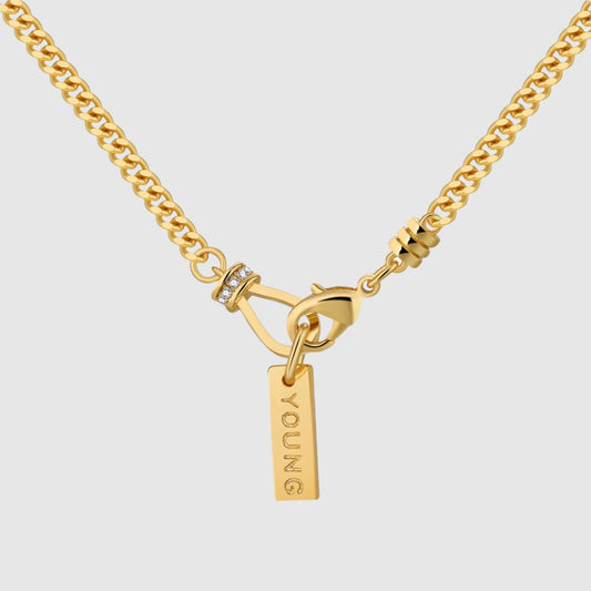 Unisex Elegant "YOUNG" Pendant Necklace - ChoreGirl