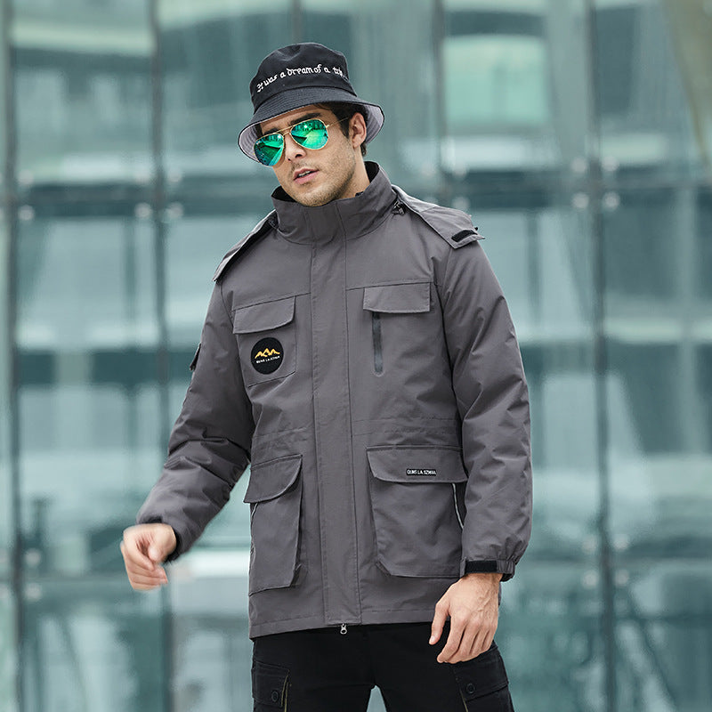 Unisex Outdoor Thickened Shell Jacket - ChoreGirl