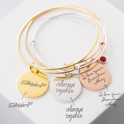 Unisex Personalized Engraved Text Statement Bracelet - ChoreGirl