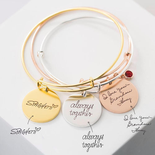 Unisex Personalized Engraved Text Statement Bracelet - ChoreGirl