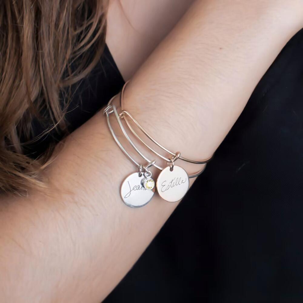 Unisex Personalized Engraved Text Statement Bracelet - ChoreGirl