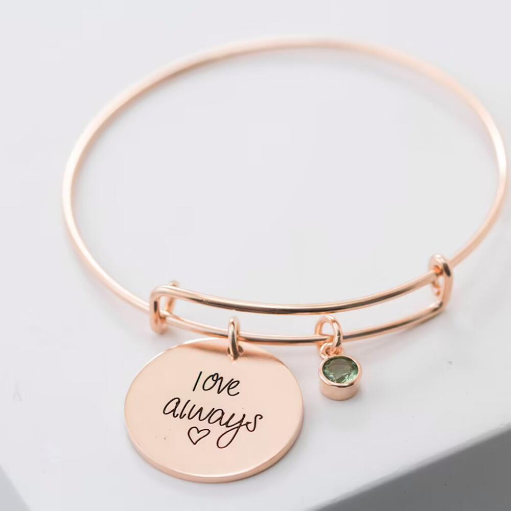 Unisex Personalized Engraved Text Statement Bracelet - ChoreGirl