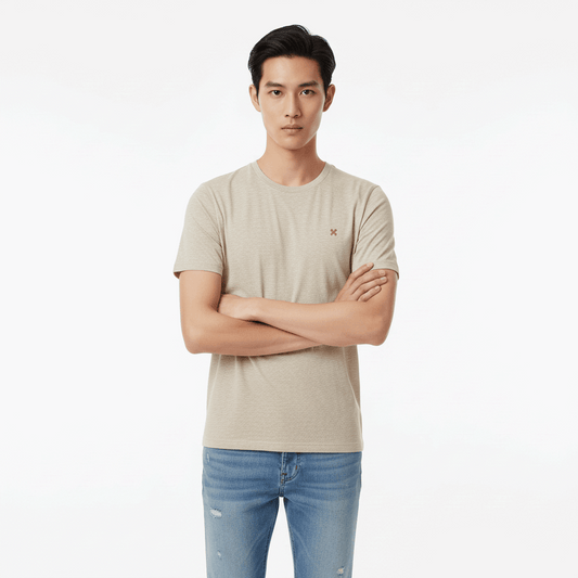 Men's Breathable Round Neck Short-sleeved T-shirt