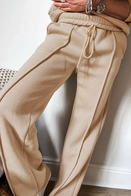 Women's Casual Slim Fit Two-piece Sporty Outfit Set - ChoreGirl