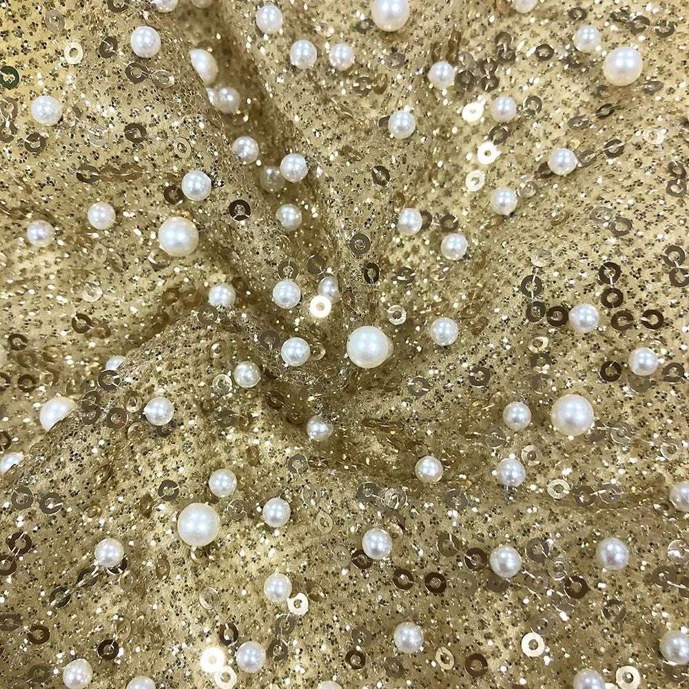 Women's Elegant Sequins and Beads Light Luxury Sleeveless Tube Dress with Slit - ChoreGirl