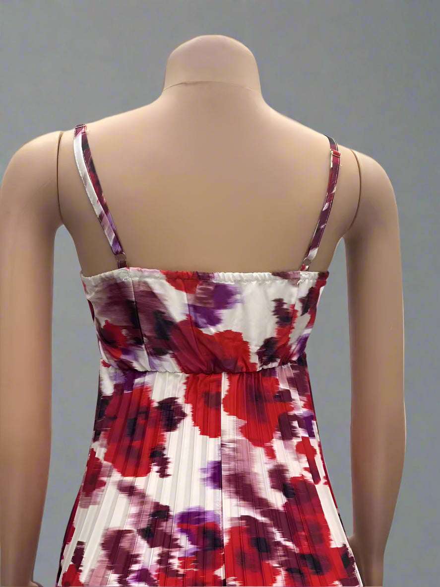 Women's Pleated Long Summer Dress - ChoreGirl