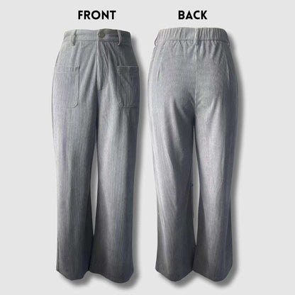 Women's Retro Corduroy Straight-leg Loose Trousers