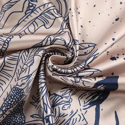 Women's Satin Two Piece Pajamas Set - ChoreGirl