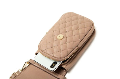 Women's Simple Multifunctional Crossbody Mobile Phone Bag - ChoreGirl