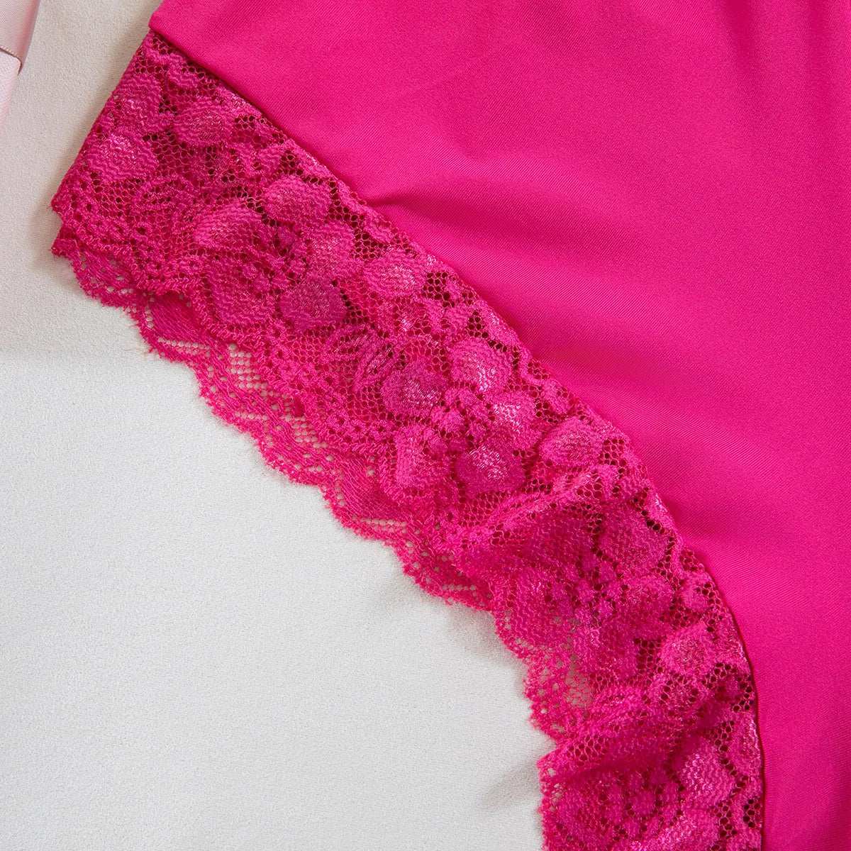 Women's Stretchy Lace Top and Shorts Sexy Pajamas Set - ChoreGirl