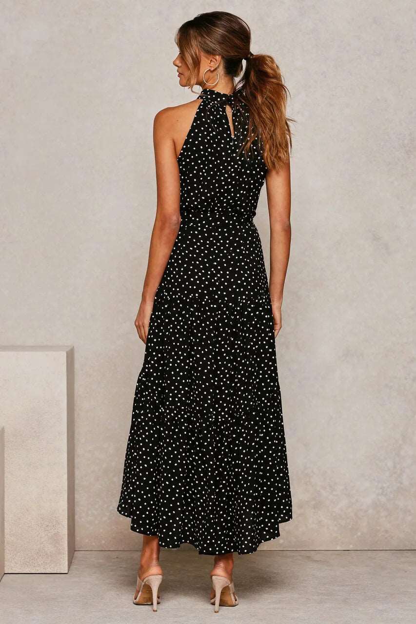 Women's Casual Long Strapless Sundress - ChoreGirl