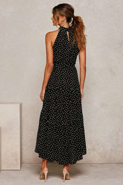 Women's Casual Long Strapless Sundress - ChoreGirl