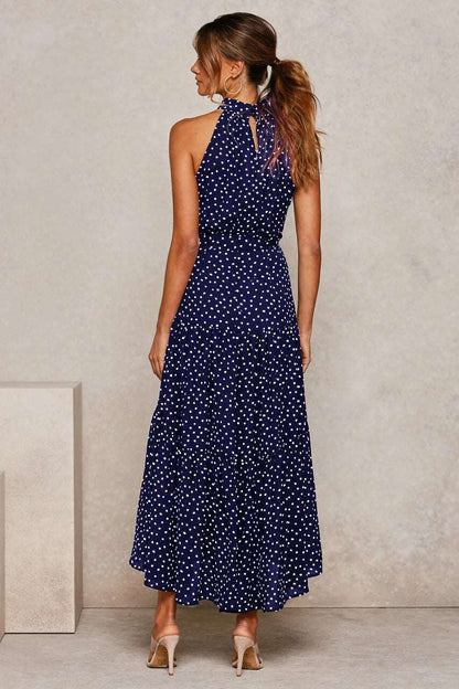 Women's Casual Long Strapless Sundress - ChoreGirl