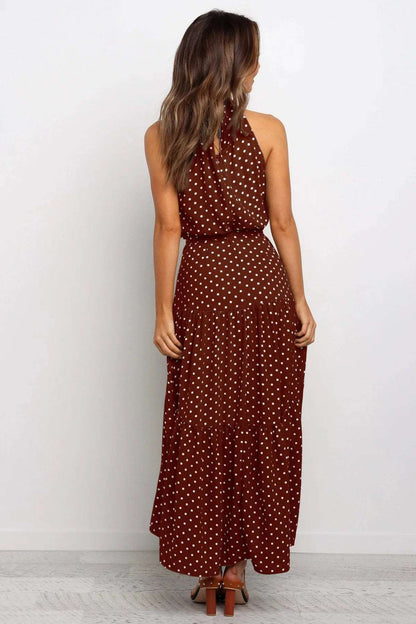 Women's Casual Long Strapless Sundress - ChoreGirl