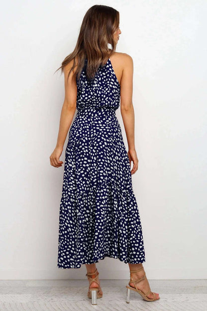 Women's Casual Long Strapless Sundress - ChoreGirl