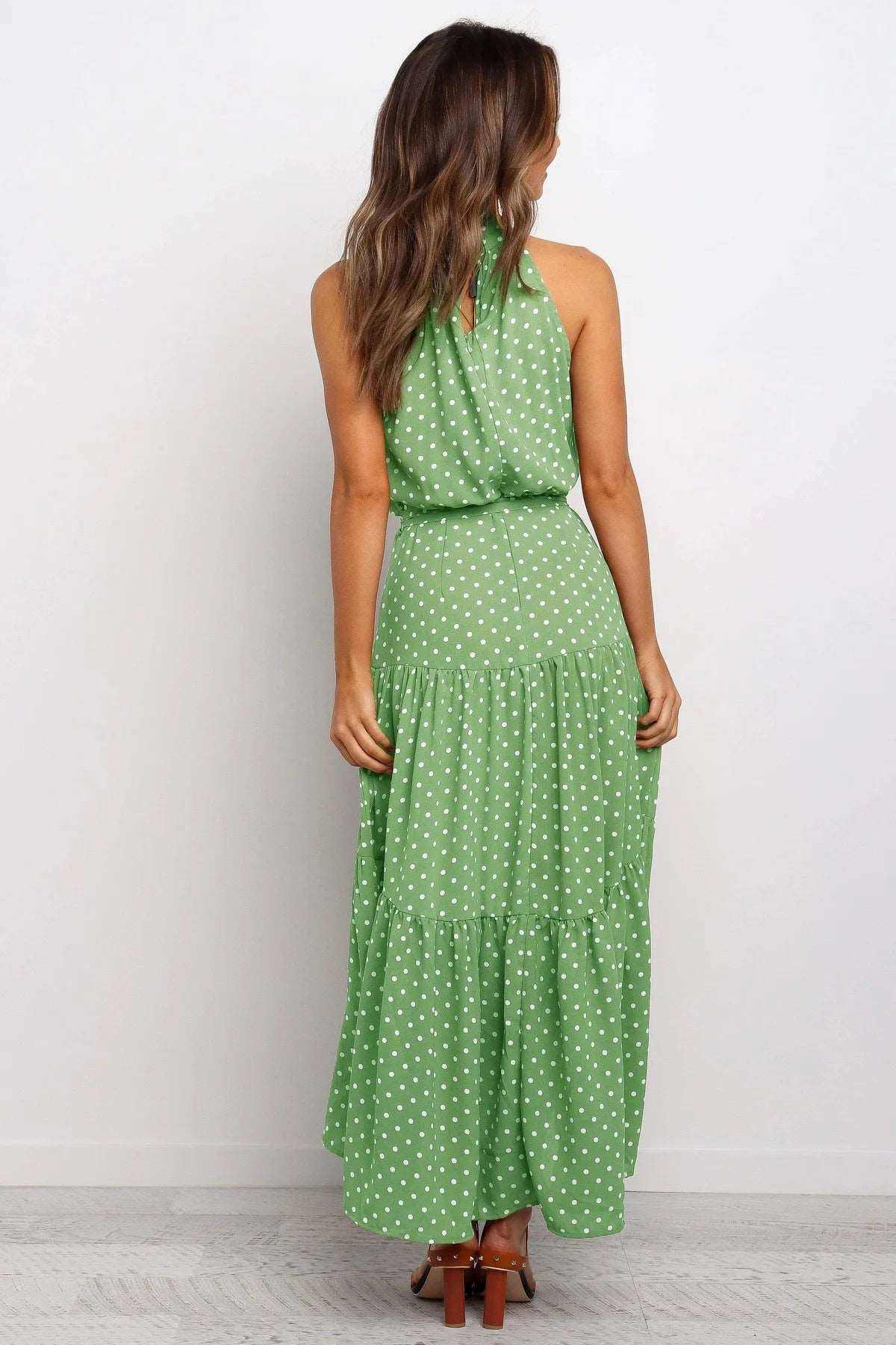 Women's Casual Long Strapless Sundress - ChoreGirl