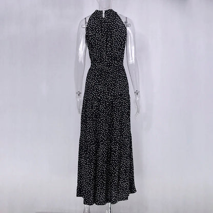 Women's Casual Long Strapless Sundress - ChoreGirl