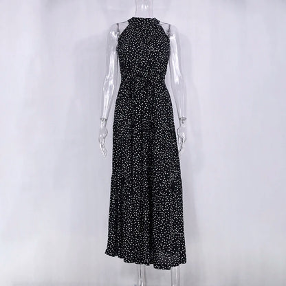 Women's Casual Long Strapless Sundress - ChoreGirl