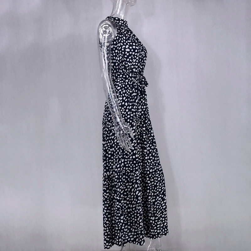 Women's Casual Long Strapless Sundress - ChoreGirl