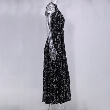 Women's Casual Long Strapless Sundress - ChoreGirl