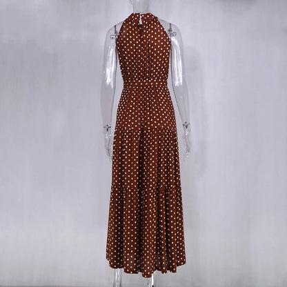 Women's Casual Long Strapless Sundress - ChoreGirl
