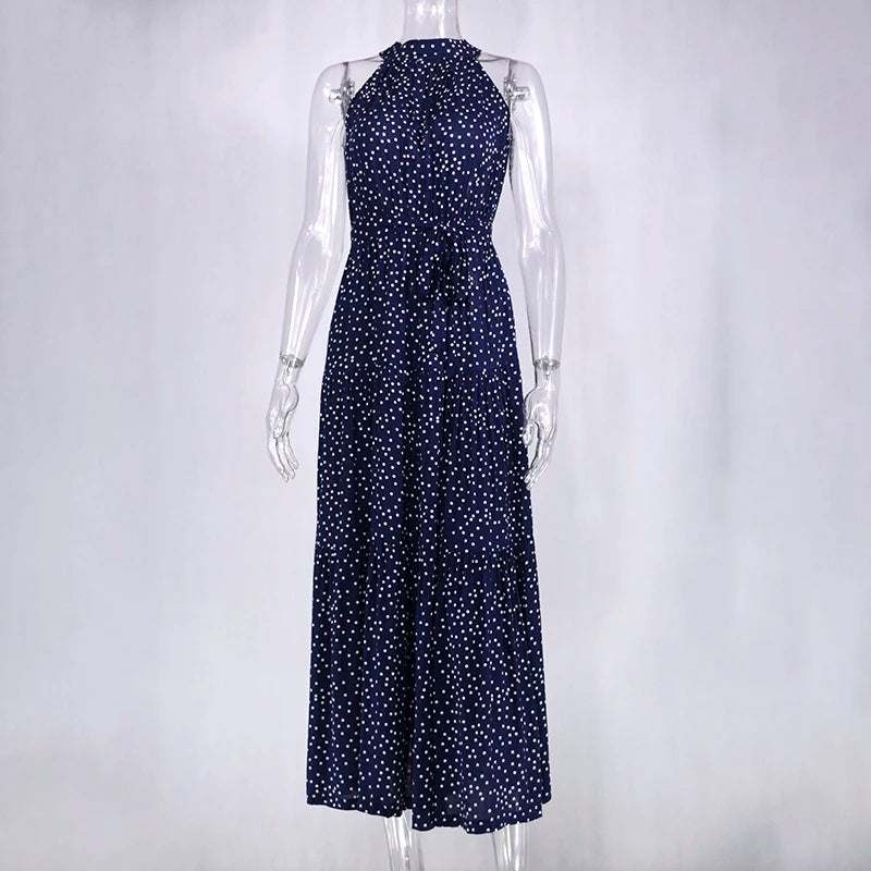 Women's Casual Long Strapless Sundress - ChoreGirl