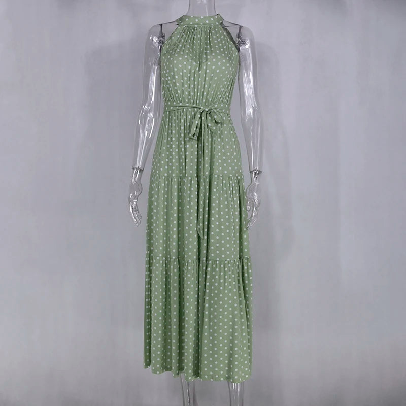 Women's Casual Long Strapless Sundress - ChoreGirl