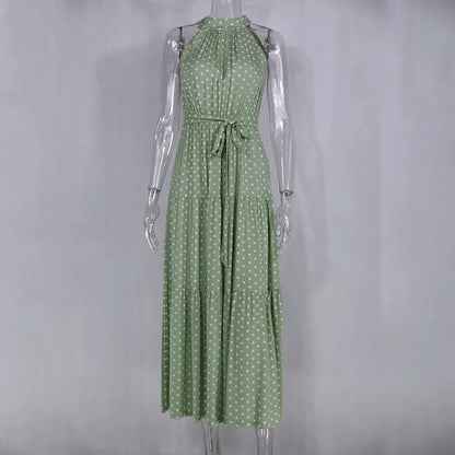 Women's Casual Long Strapless Sundress - ChoreGirl