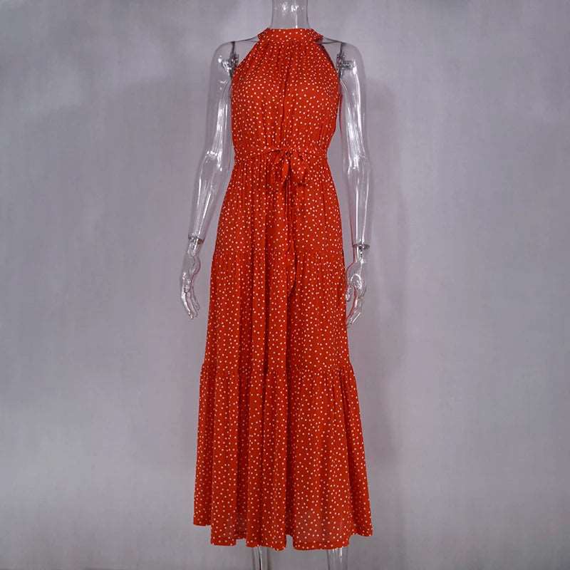 Women's Casual Long Strapless Sundress - ChoreGirl