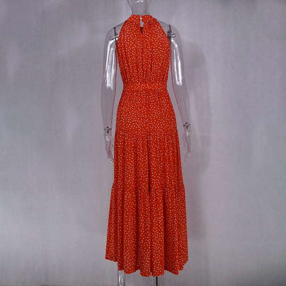Women's Casual Long Strapless Sundress - ChoreGirl
