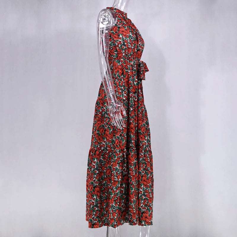 Women's Casual Long Strapless Sundress - ChoreGirl