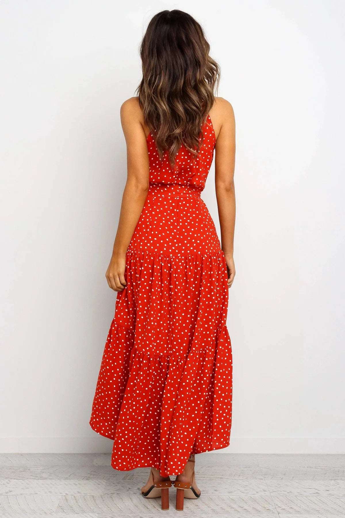 Women's Casual Long Strapless Sundress - ChoreGirl
