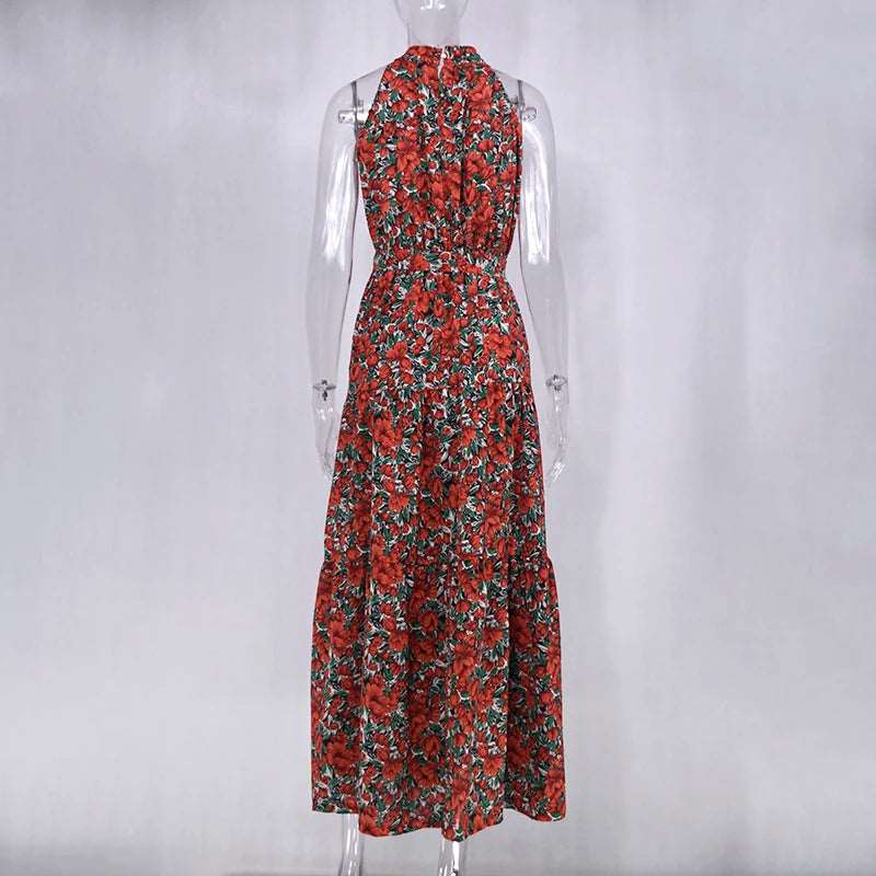 Women's Casual Long Strapless Sundress - ChoreGirl