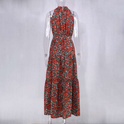 Women's Casual Long Strapless Sundress - ChoreGirl
