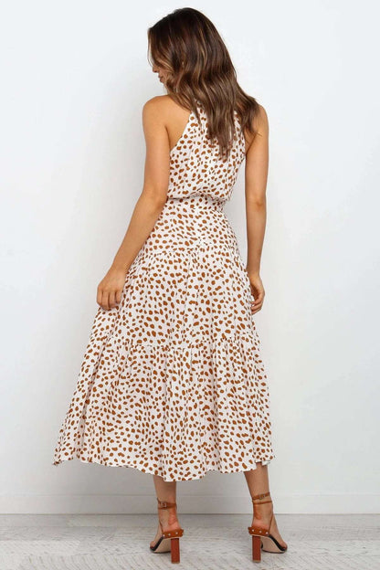 Women's Casual Long Strapless Sundress - ChoreGirl