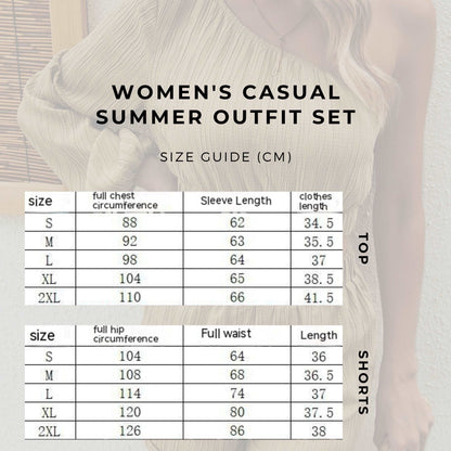 Women's Casual Summer Outfit Set - ChoreGirl