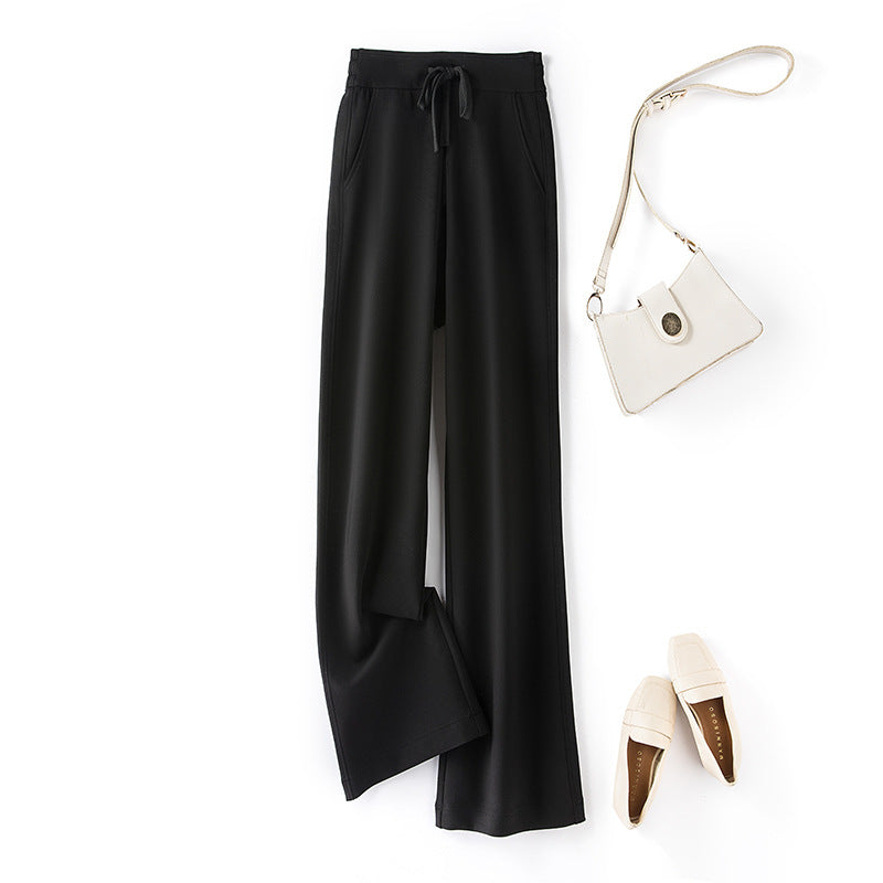 Women's Casual Loose Straight Wide Leg Pants - ChoreGirl