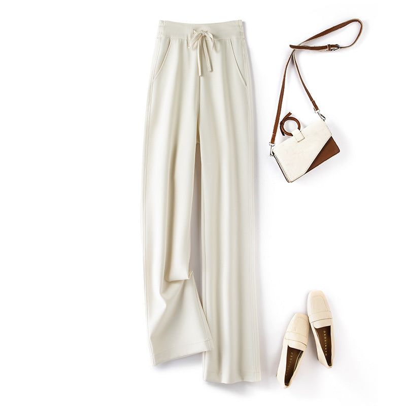 Women's Casual Loose Straight Wide Leg Pants - ChoreGirl