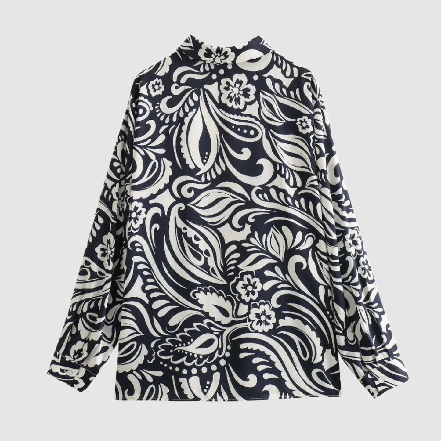 Women's Casual Silk Satin Texture Shirt - ChoreGirl
